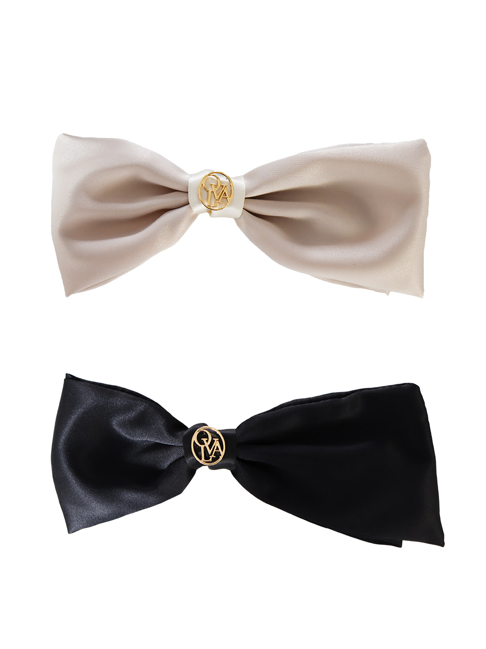 single tie wide fit satin ribbon pin (2color)