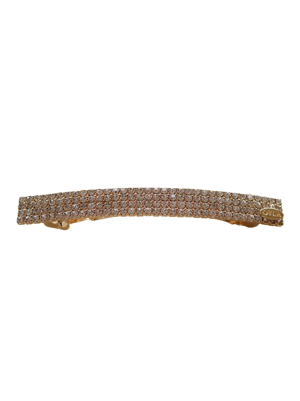 Crystal only square line hair pin